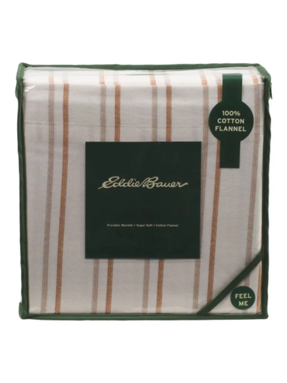 EDDIE BAUER Striped Flannel Sheet Set